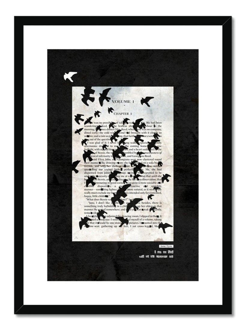 Jane Eyre// "Free Bird 7" Giclee Fine Art Print