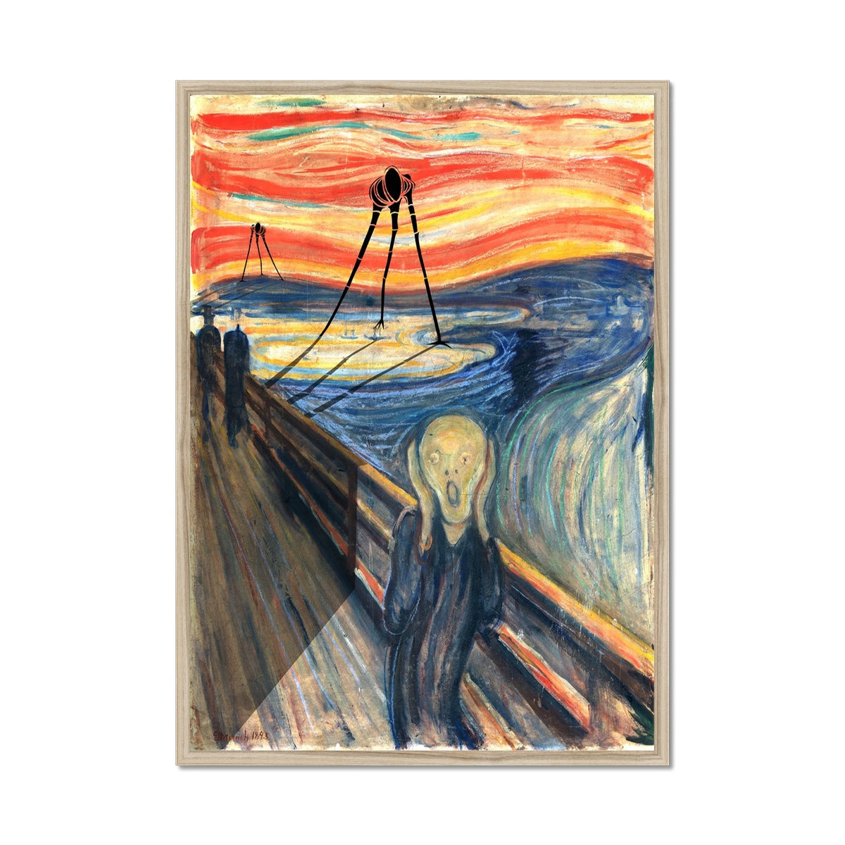 Monstrous Tripod vs Munch's Scream