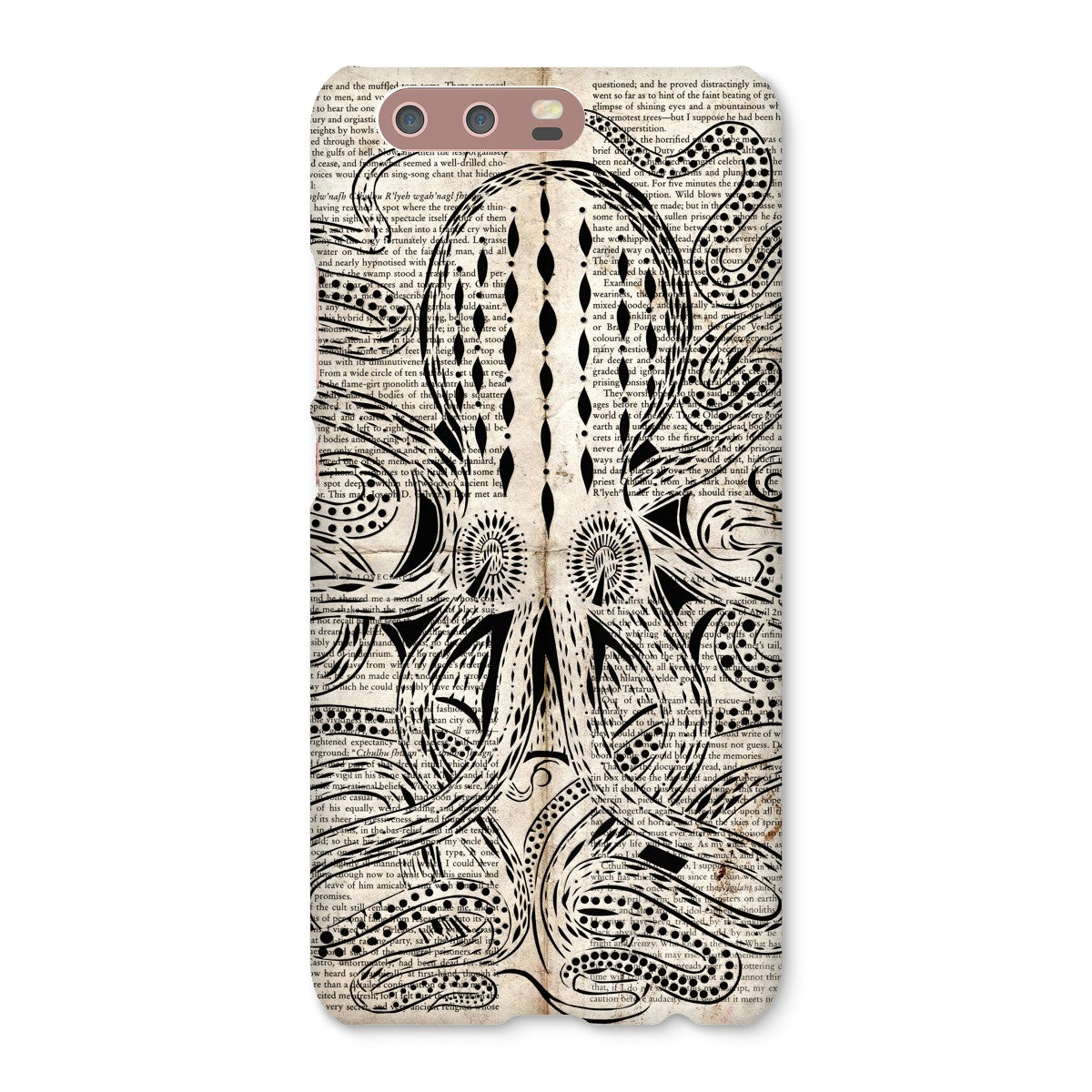 Lovecraft, The Call of Cthulhu Grunge Edition Snap Phone Case