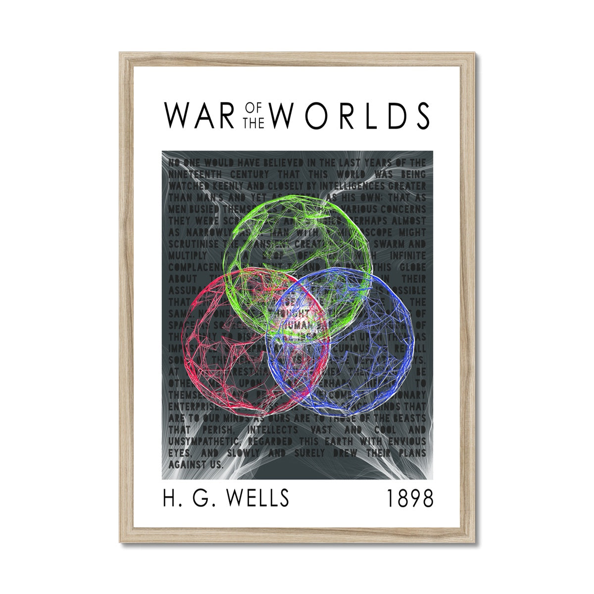 War of the Worlds "Human Thought" Fine Art Print