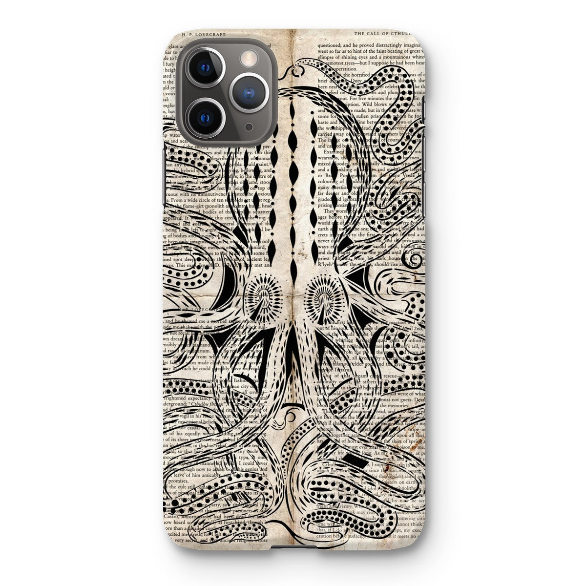 Lovecraft, The Call of Cthulhu Grunge Edition Snap Phone Case