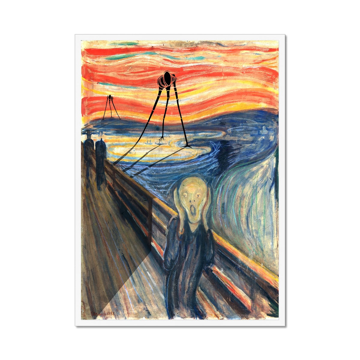 Monstrous Tripod vs Munch's Scream