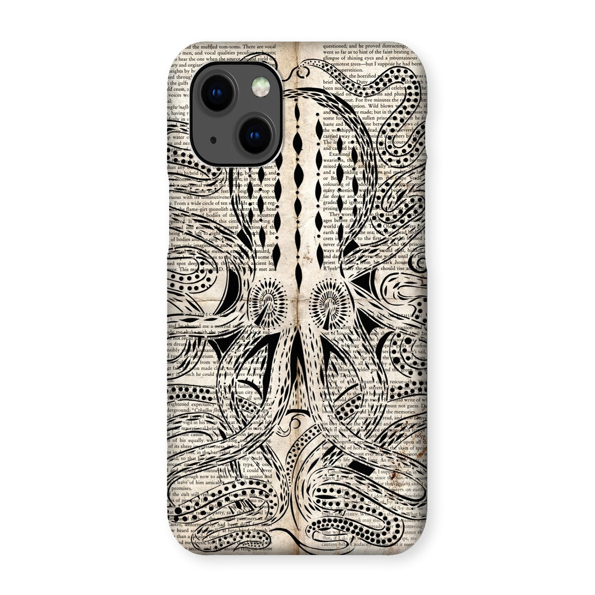 Lovecraft, The Call of Cthulhu Grunge Edition Snap Phone Case