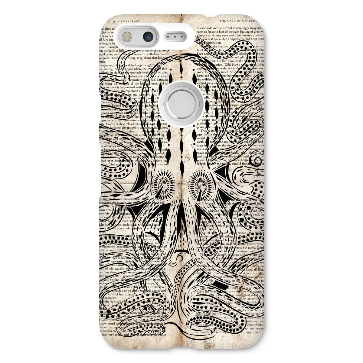 Lovecraft, The Call of Cthulhu Grunge Edition Snap Phone Case