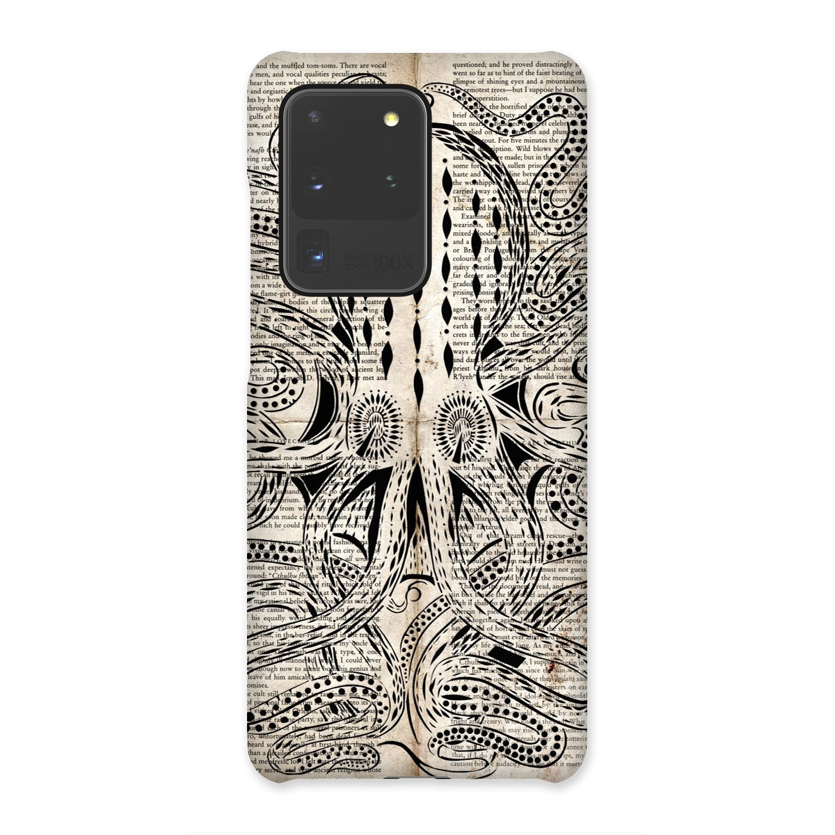 Lovecraft, The Call of Cthulhu Grunge Edition Snap Phone Case