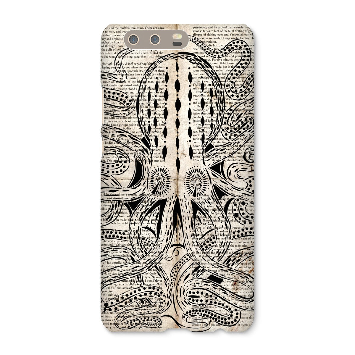 Lovecraft, The Call of Cthulhu Grunge Edition Snap Phone Case