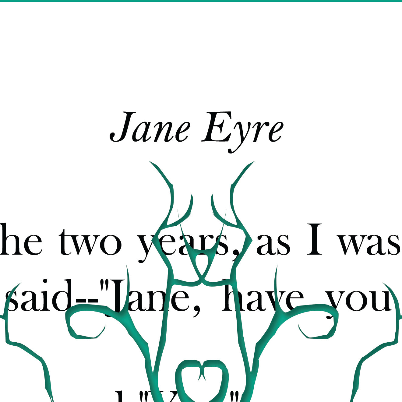 Jane Eyre // Cherstnut Tree Digital Print