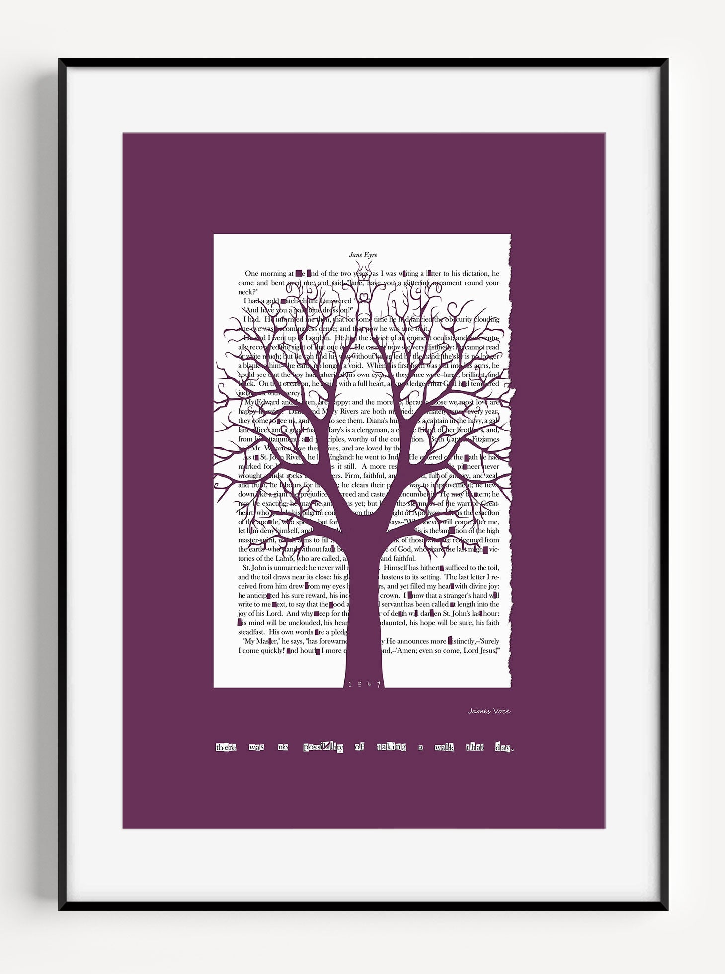 Jane Eyre // Cherstnut Tree Digital Print