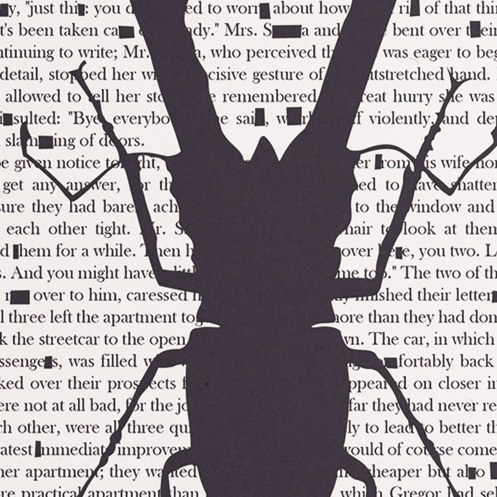 A1 - Metamorphosis Stag Beetle in Black