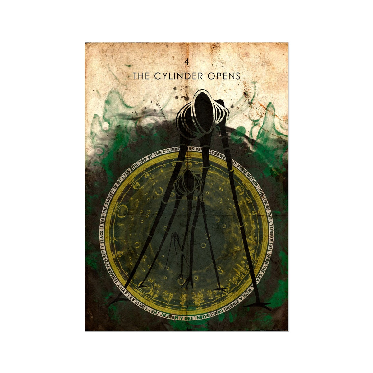 War of the Worlds // The Cylinder Opens Poster Wall Art Poster