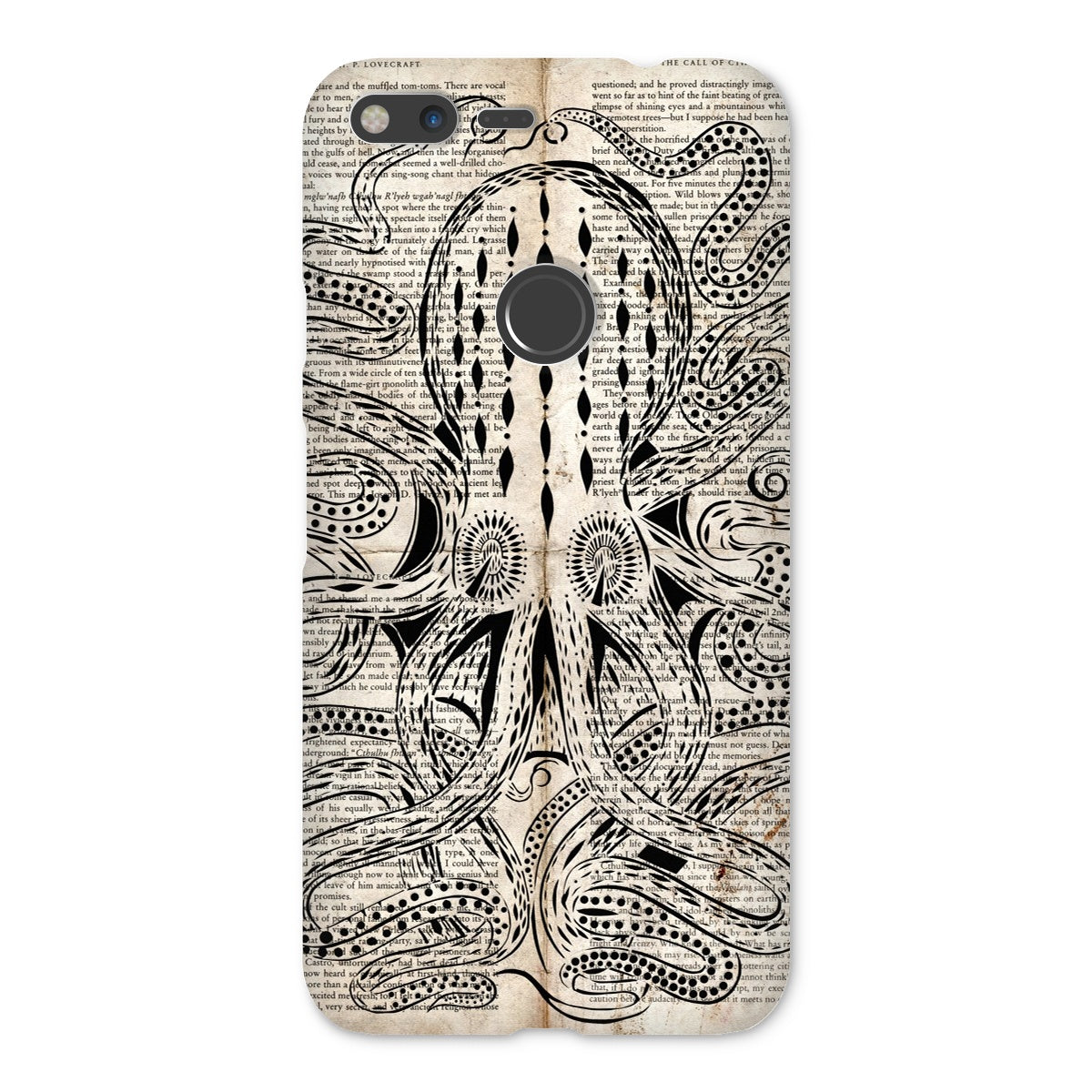 Lovecraft, The Call of Cthulhu Grunge Edition Snap Phone Case