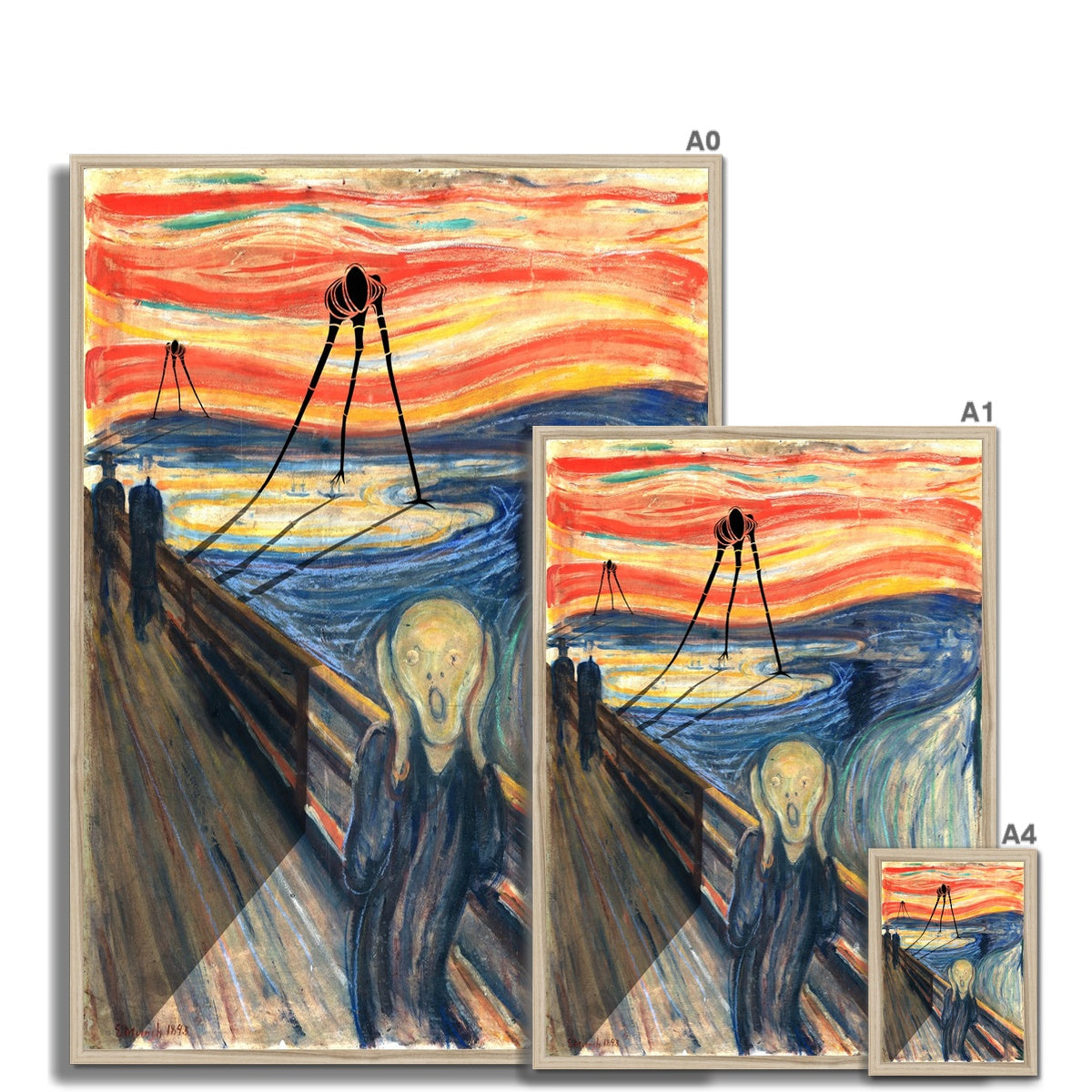 Monstrous Tripod vs Munch's Scream