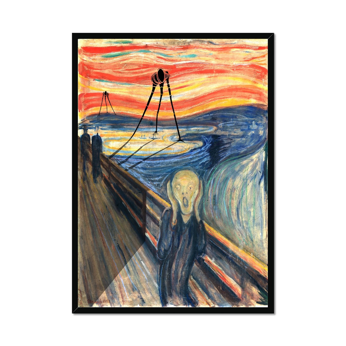 Monstrous Tripod vs Munch's Scream