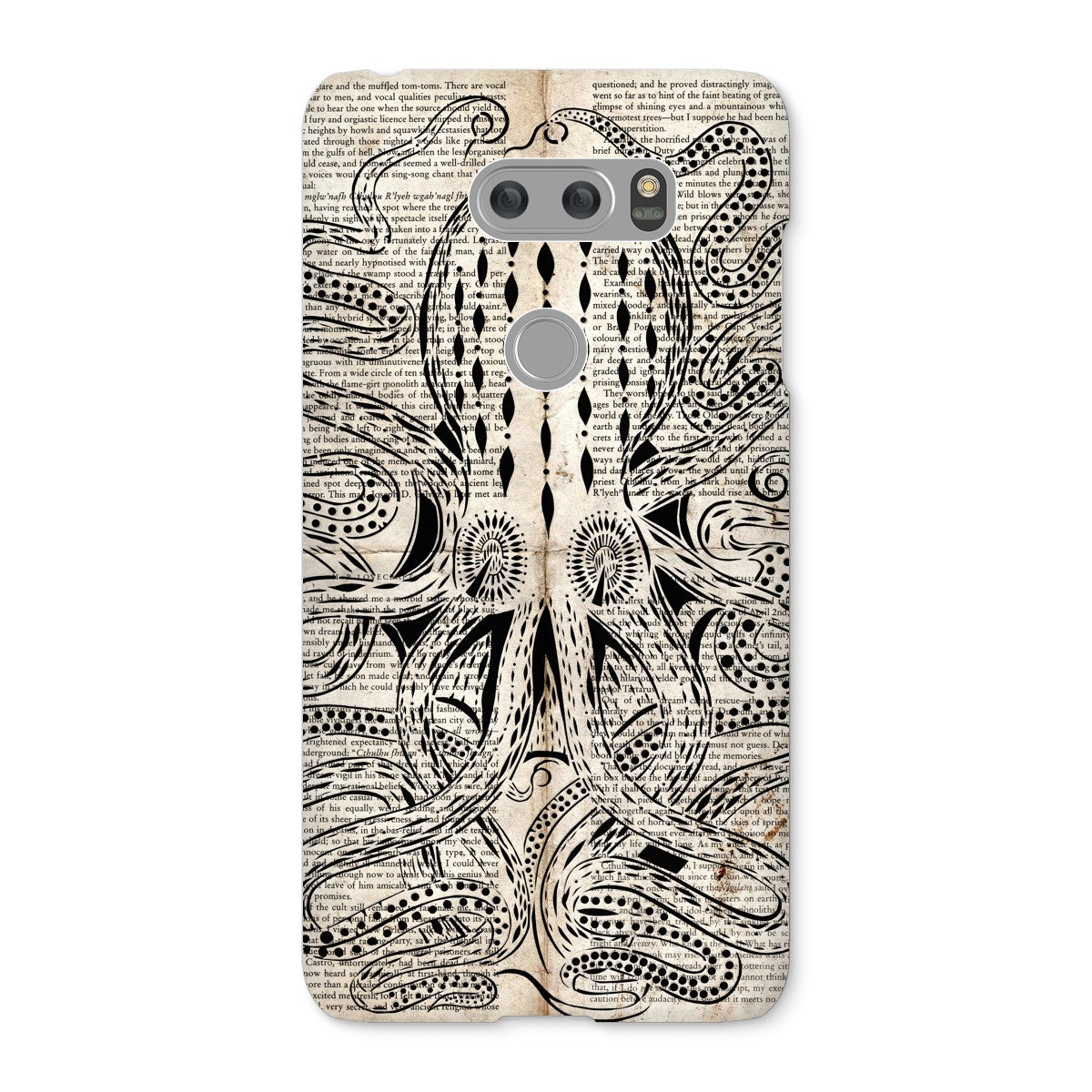 Lovecraft, The Call of Cthulhu Grunge Edition Snap Phone Case