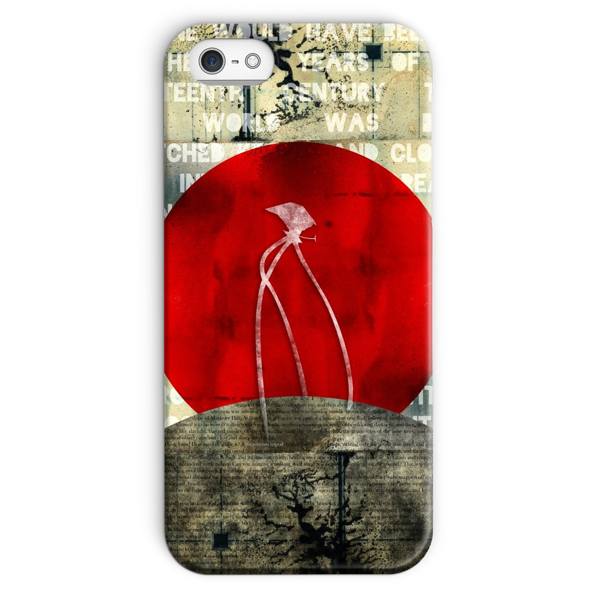 War of the Worlds// Monstrous Tripod Super Grunge Snap Phone Case