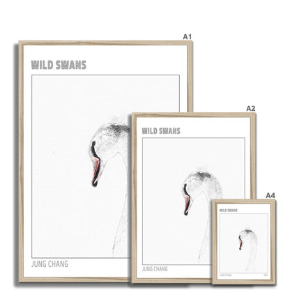 Swan "Wild Swans" Framed Print