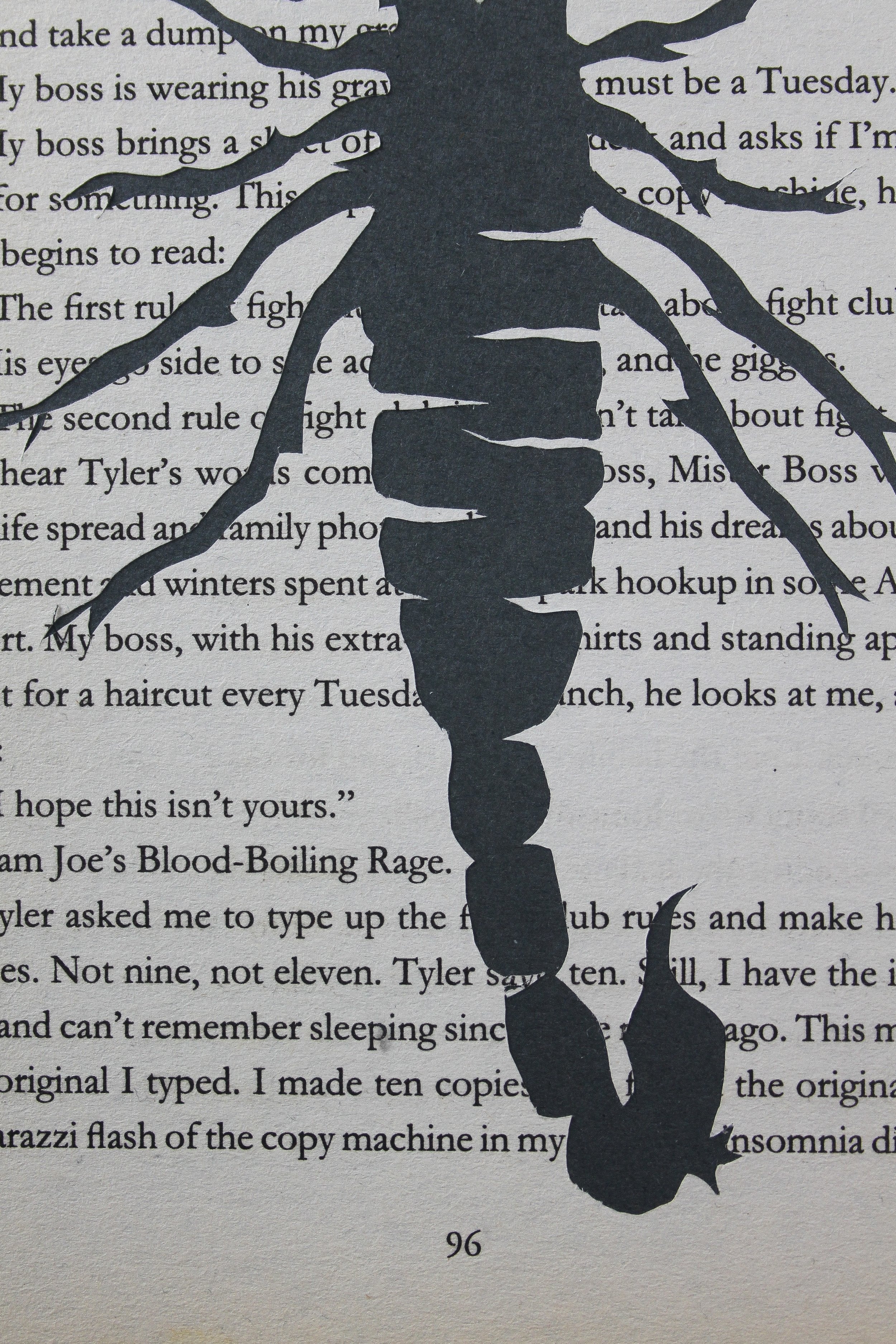 Fight Club "Scorpion 96" | Double Paper Cut | Limited Edition 1 of 1 - James Voce // artist