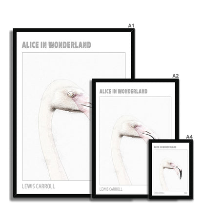 Flamingo "Alice in Wonderland" Framed Print - James Voce // artist