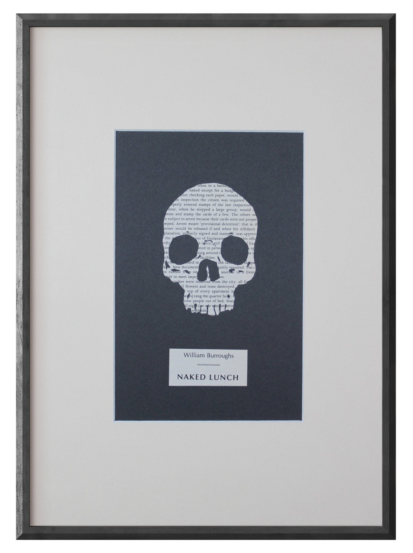 Naked Lunch "Skull 31" | Double Paper Cut | Limited Edition 1 of 1 - James Voce // artist