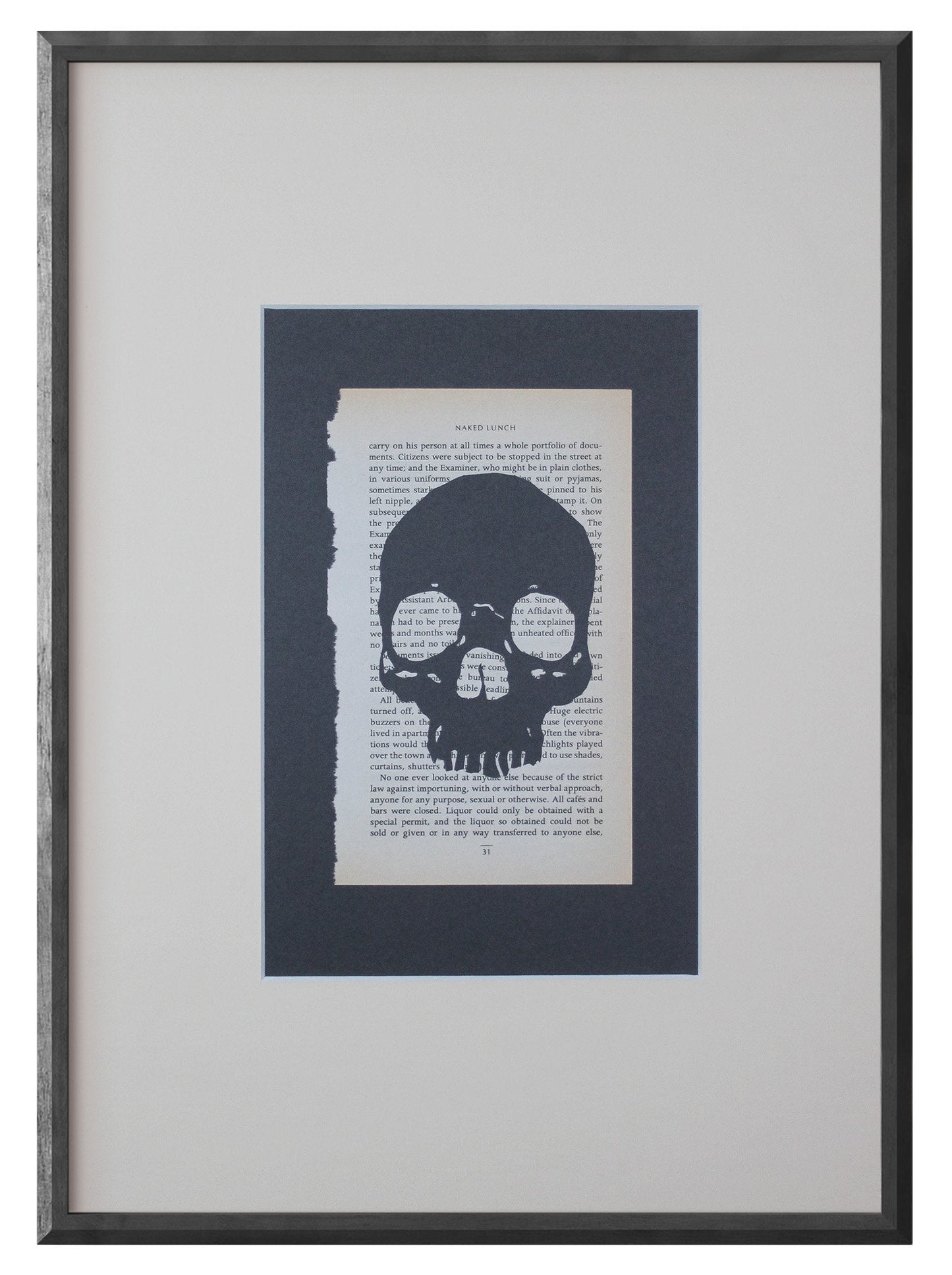 Naked Lunch "Skull 31" | Double Paper Cut | Limited Edition 1 of 1 - James Voce // artist