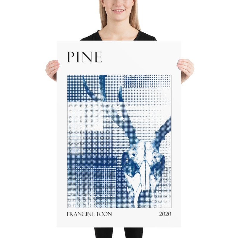 Pine // Deer Skull Cyanotype - James Voce // artist
