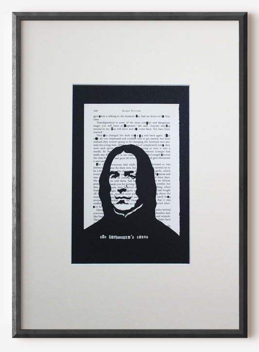 The Philospher's Stone "Snape 100" | Single Paper Cut | Limited Edition 1 of 1