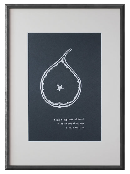 The Bell Jar "Deep Breath With Fig 195" | Double Paper Cut | Limited Edition 1 of 1 - James Voce // artist