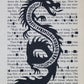 The Hobbit "Snow after Fire with Dragon 231" | Single Paper Cut | Limited Edition 1 of 1 - James Voce // artist