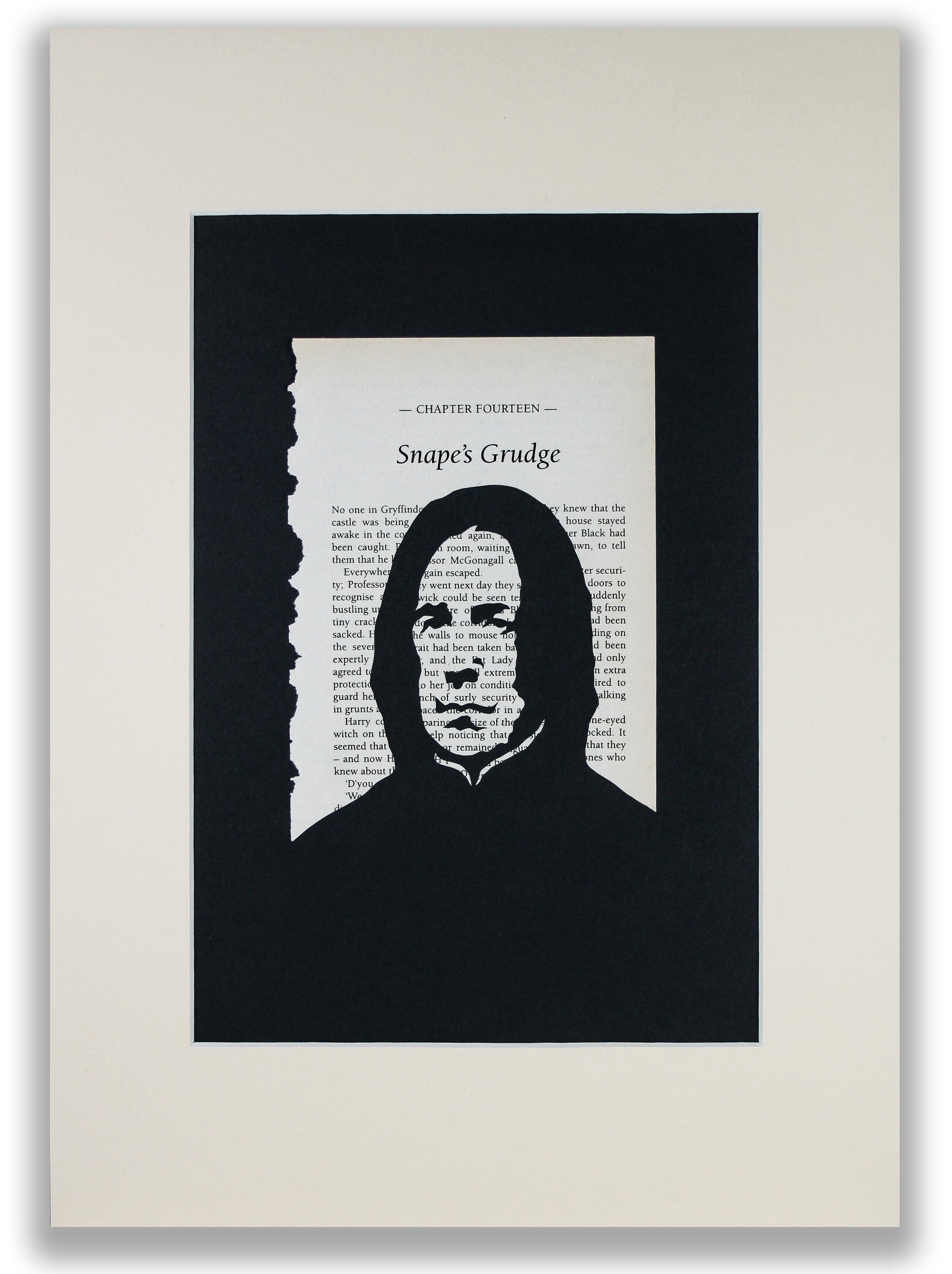 The Prisoner of Azkaban "Snape's Grudge 199" | Single Paper Cut | Limited Edition 1 of 1 - James Voce // artist