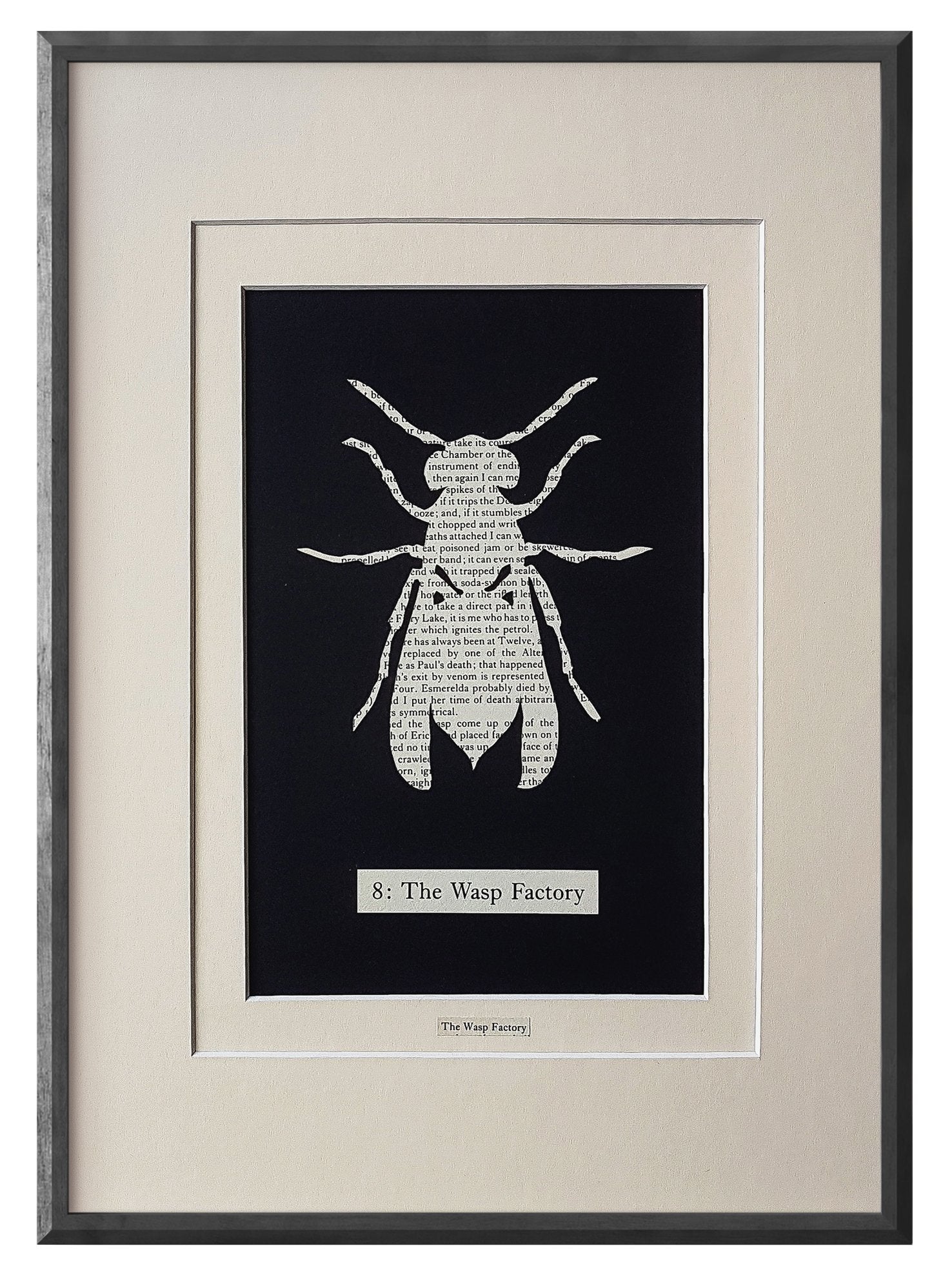 The Wasp Factory "WASP 122 Part 2" | Single Paper Cut | Limited Edition 1 of 1 - James Voce // artist