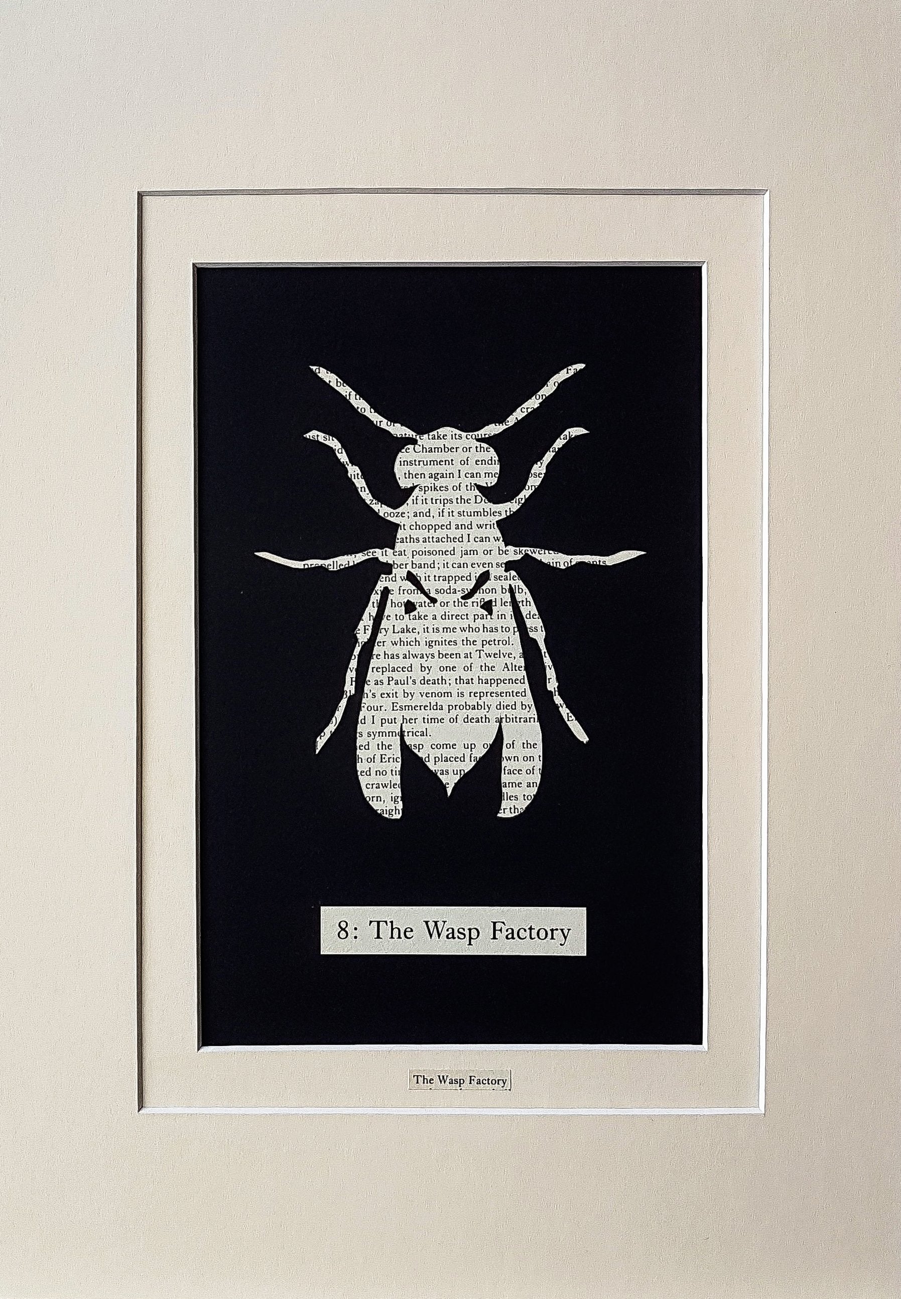 The Wasp Factory "WASP 122 Part 2" | Single Paper Cut | Limited Edition 1 of 1 - James Voce // artist