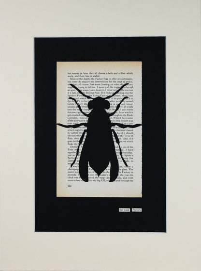 The Wasp Factory "WASP 122" | Single Paper Cut | Limited Edition 1 of 1 - James Voce // artist