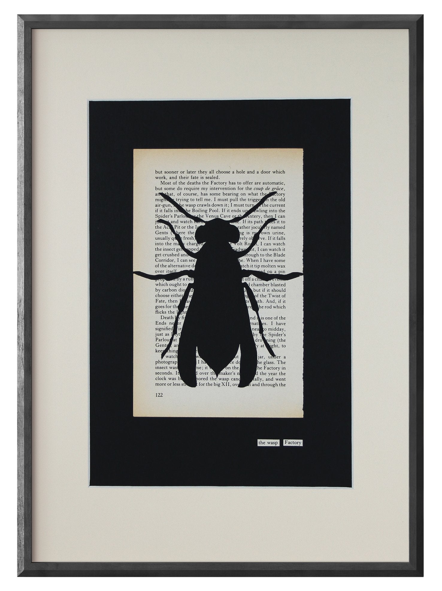 The Wasp Factory "WASP 122" | Single Paper Cut | Limited Edition 1 of 1 - James Voce // artist