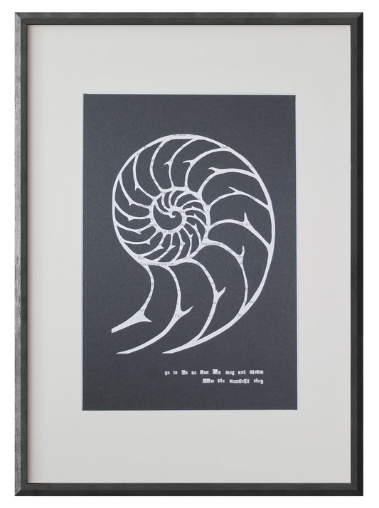Where the Crawdads Sing "Way Out Yonder with Nautilus Shell 111" | Double Paper Cut | Limited Edition 1 of 1 - James Voce // artist