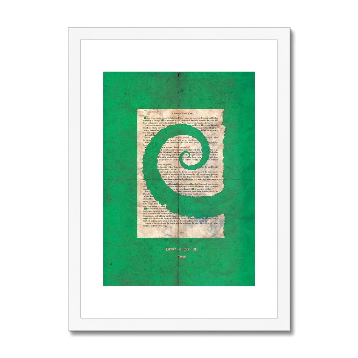 Wizard of Oz Emerald Green Yellow Brick Road Print - James Voce // artist